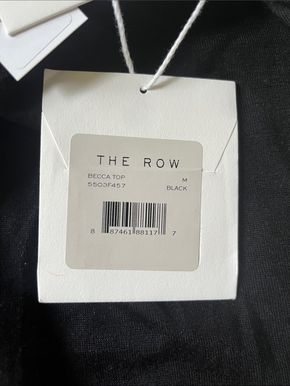The Row Becca Sleeveless Turtleneck Top - Black, Kashmir silk blend size medium - Picture 4 of 4